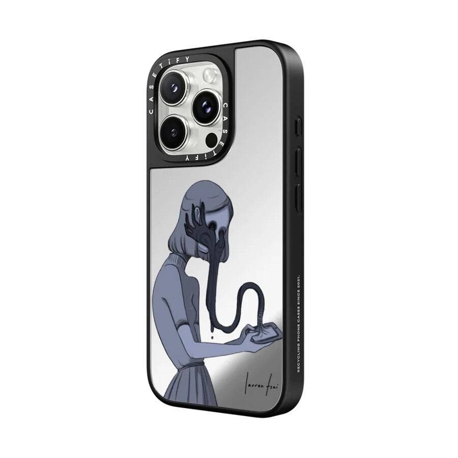funda de espejo lonely world con magsafe
