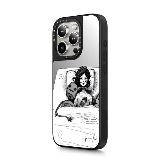 funda de espejo crazy about us con magsafe