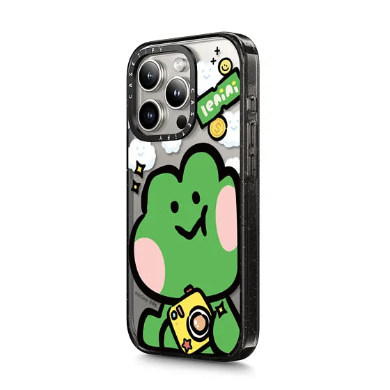 estuche con pegatinas fotográficas de lenini