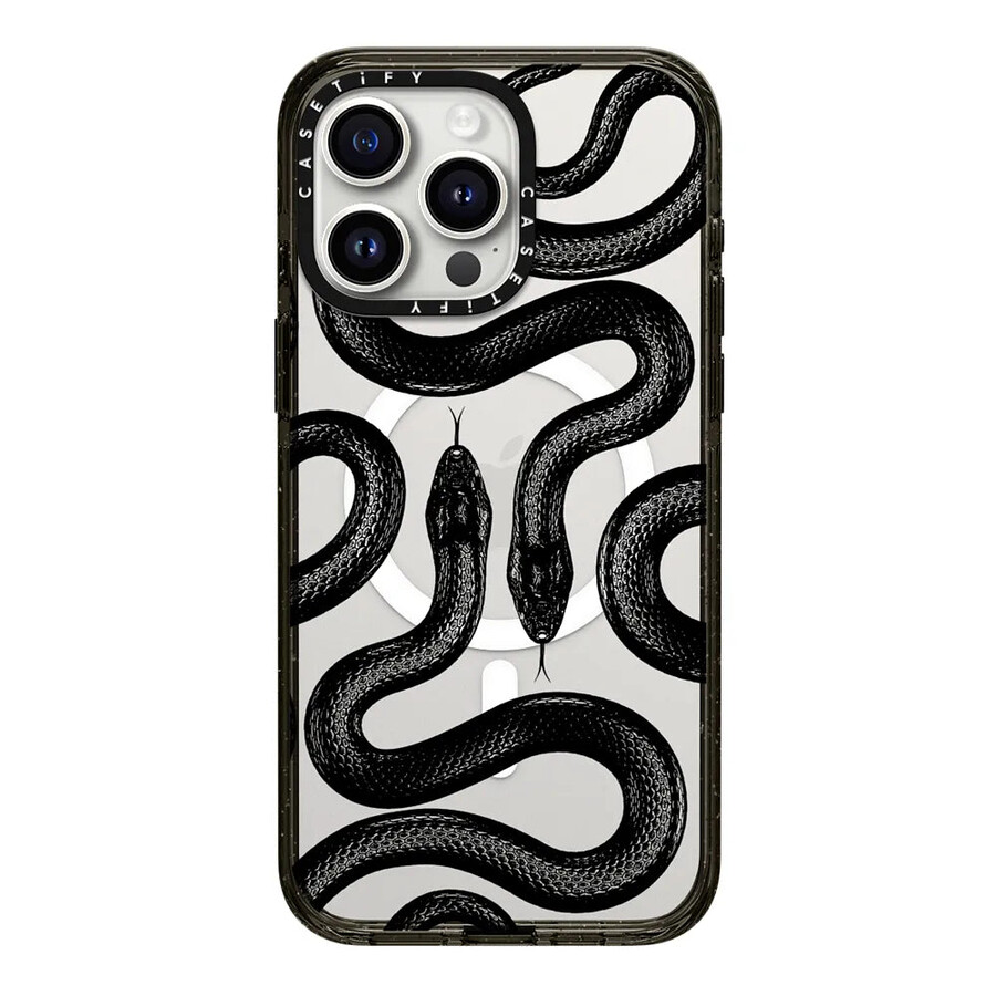 serpiente real negra con magsafe