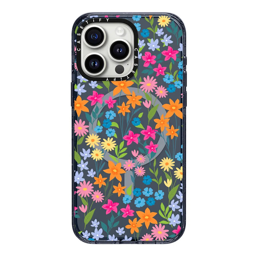 flores de primavera brillantes estampado floral de margaritas con magsafe